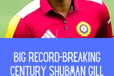 Big Record-Breaking Century Shubman Gill Debut In The Indian Premier League.