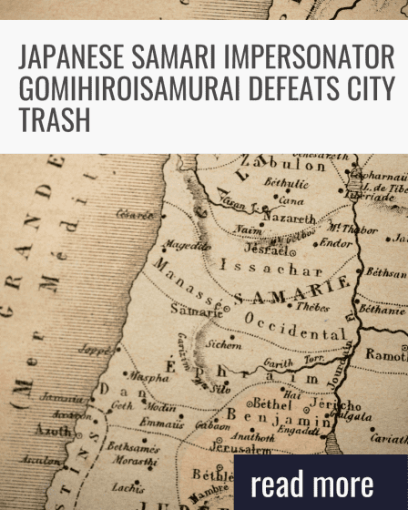 Japanese Samari Impersonator Gomihiroisamurai Defeats City Trash 2023