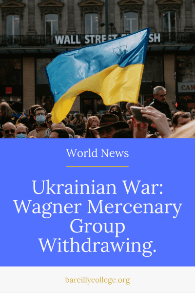 Ukrainian War: Wagner Mercenary Group Withdrawing, Ukraine Flag
