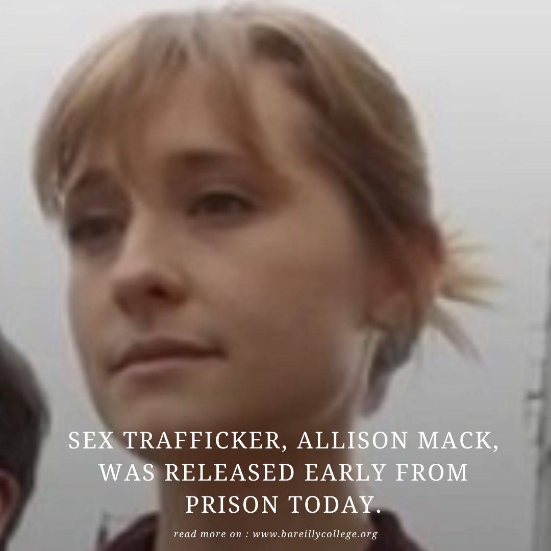 Sex Trafficker, Allison Mack, Was Released Early From Prison Today.